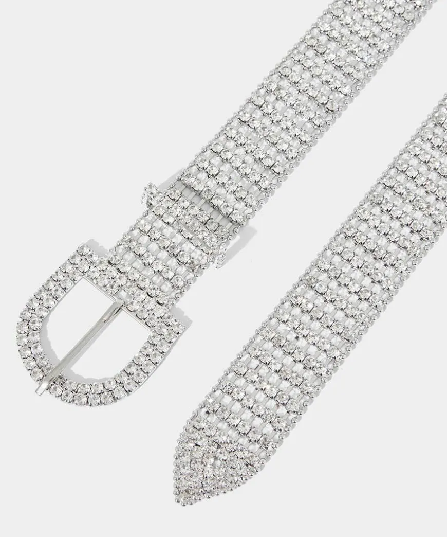 A Wave Of Shimmer Diamante Belt