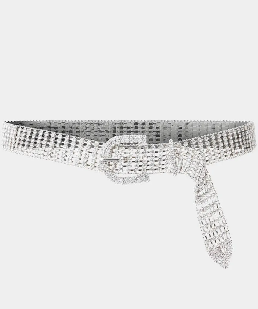 A Wave Of Shimmer Diamante Belt