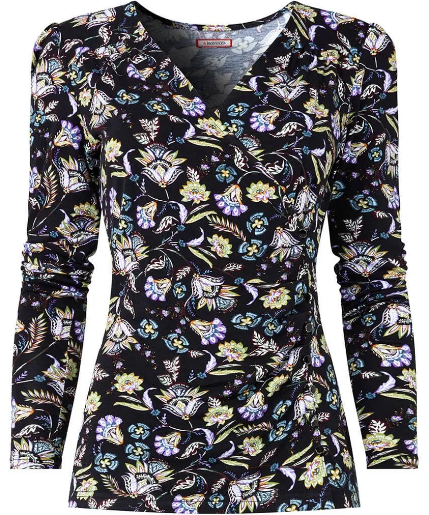 Aria Jersey Wrap Top