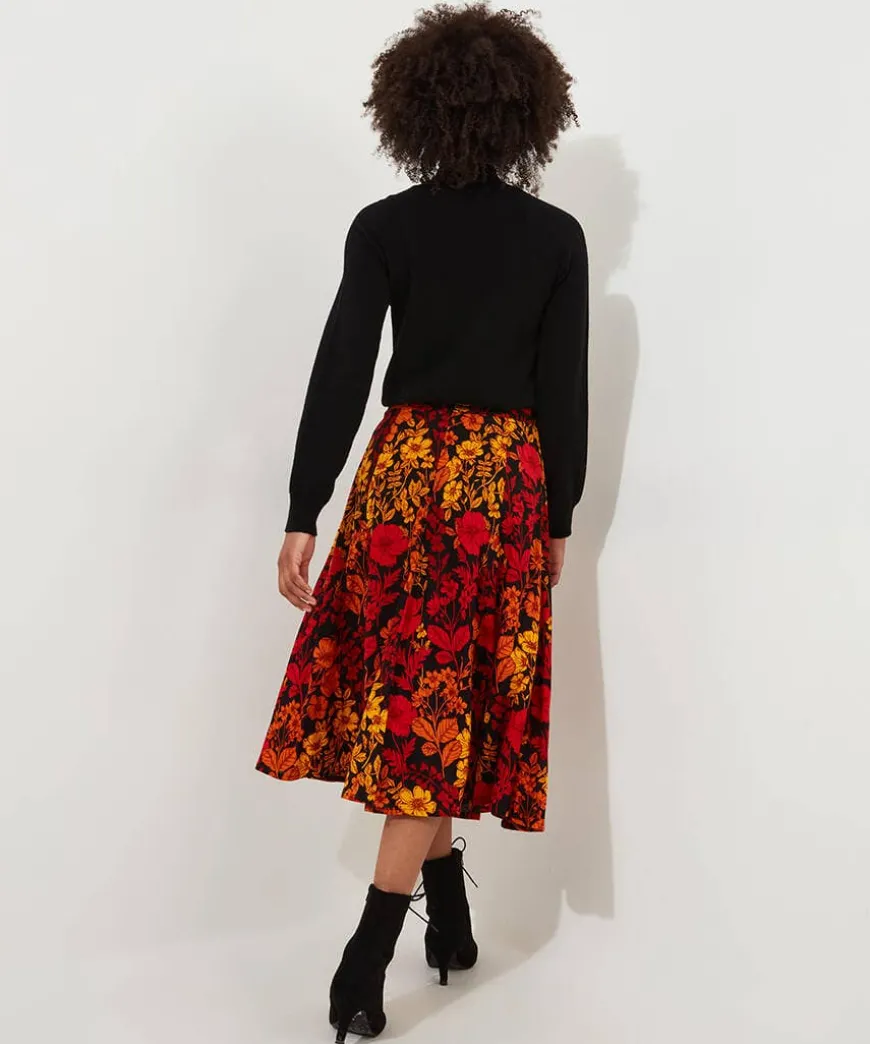 Autumn Florals Skirt