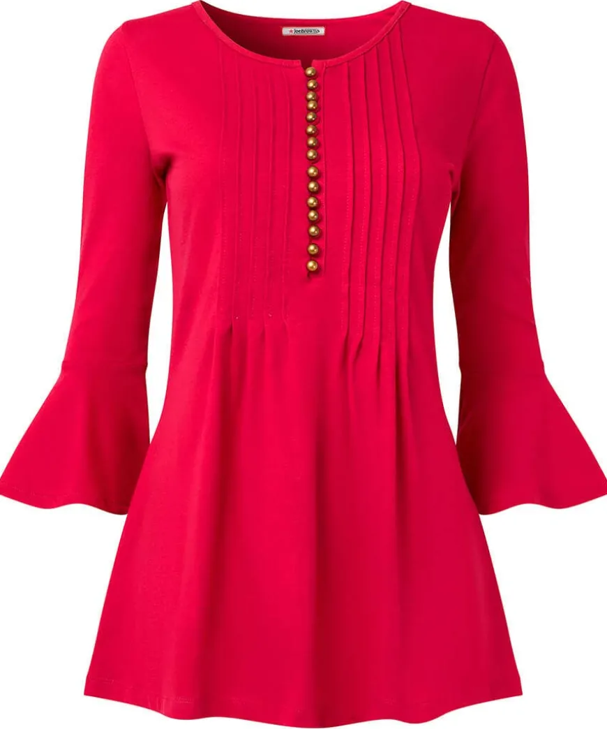 Beautiful Button Longline Jersey Top