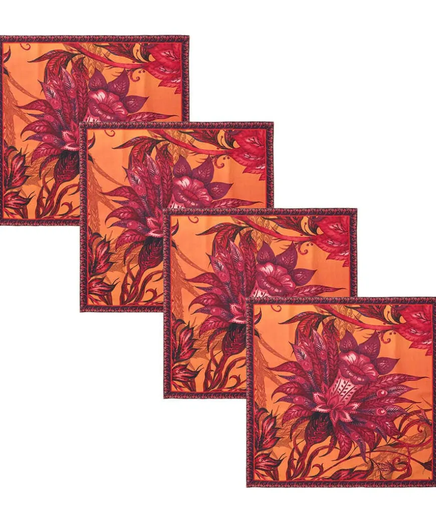 Bohemian Bloom Cotton Napkins