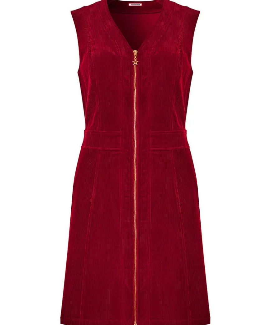 Confident Cord Pinafore Dress