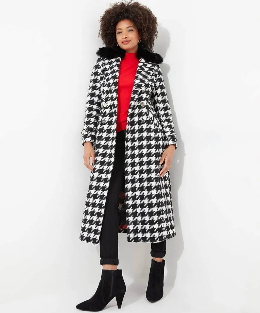 Darling Dogstooth Coat