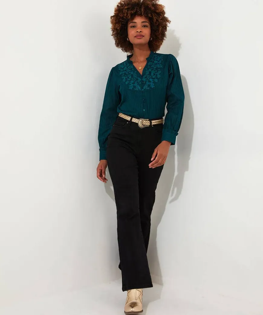 Elegantly Embroidered Blouse
