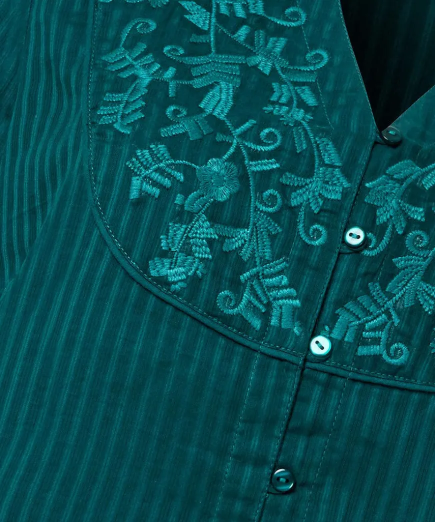 Elegantly Embroidered Blouse