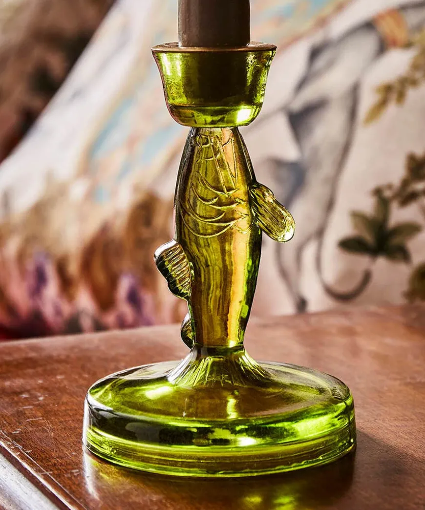 Fantastic Fish Glass Candle Holder