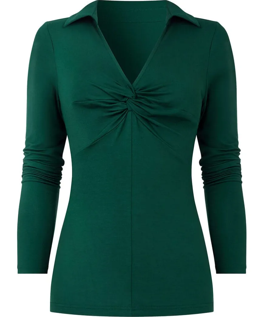Forest Twist Front Top