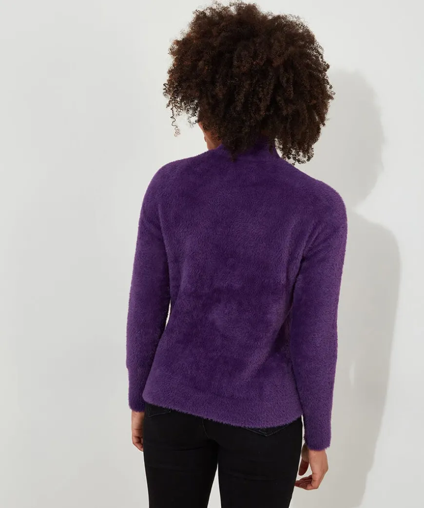 Fun And Fluffy High Neck Jumper
