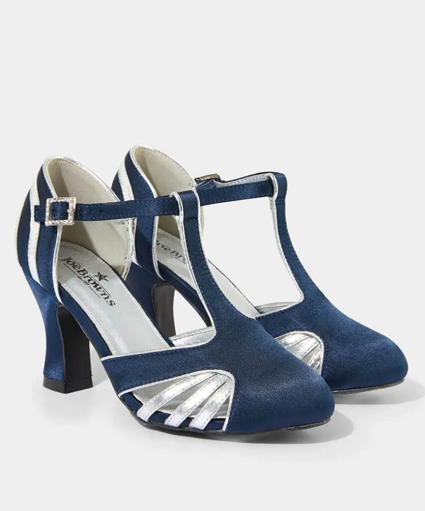 Gatsby Shimmer T Bar Shoes