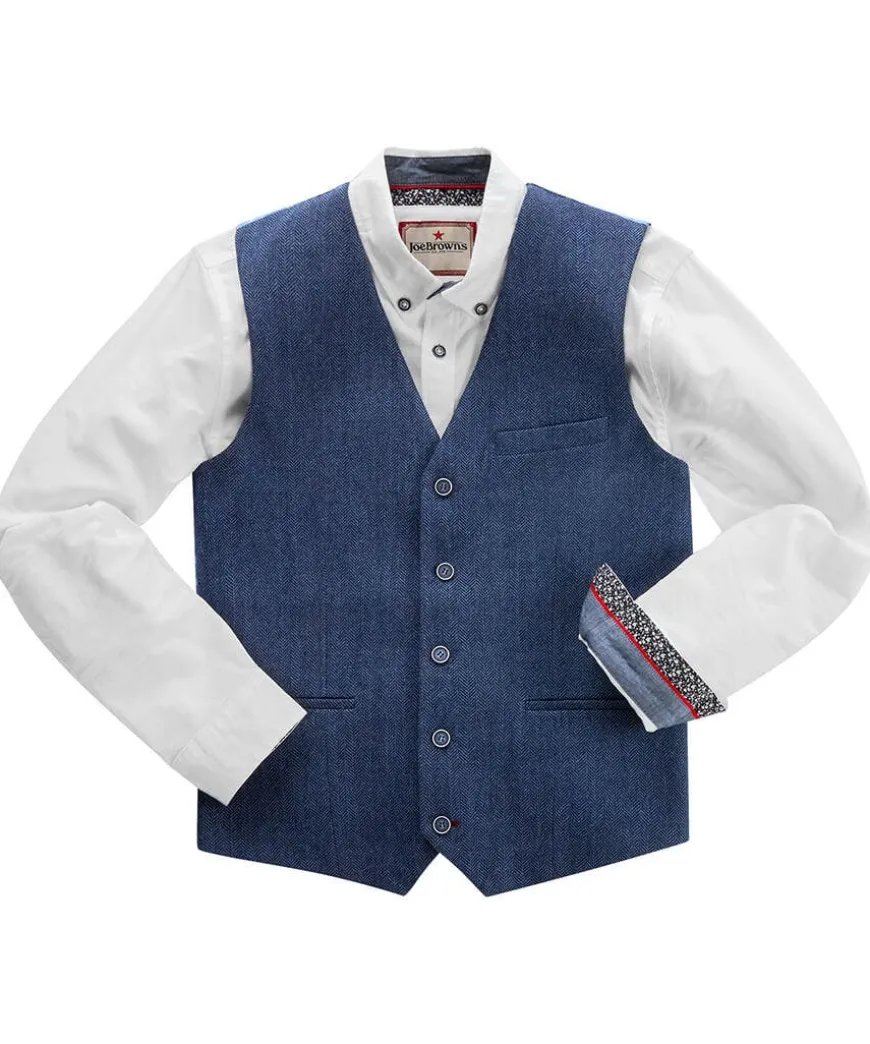 Handsome Herringbone Waistcoat