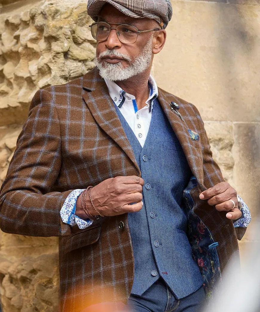 Handsome Herringbone Waistcoat