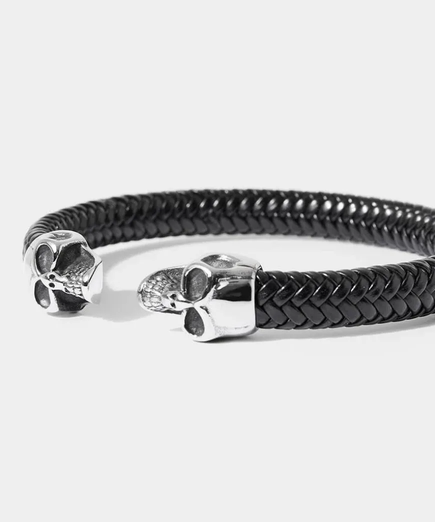 Ivar Double Skull Bracelet