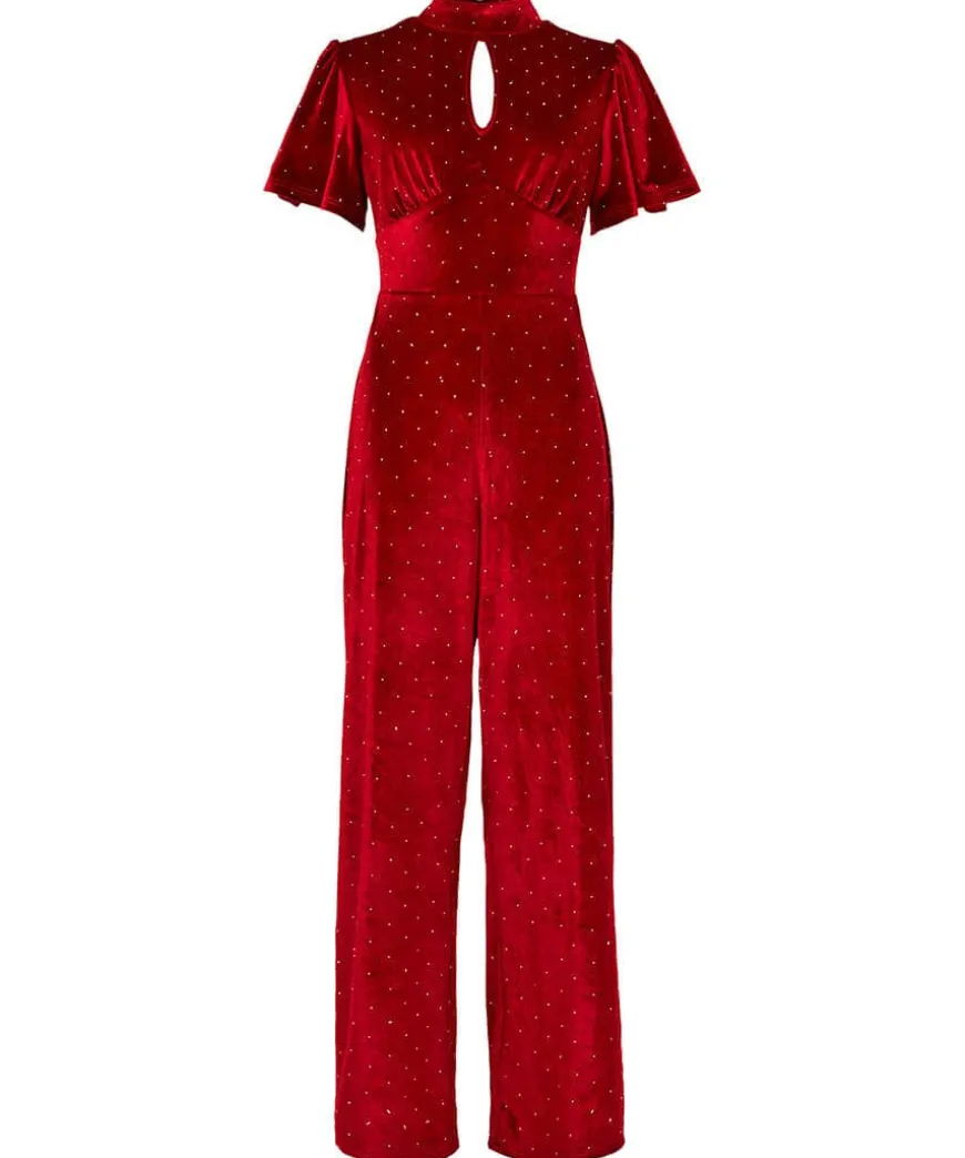 Loretta Velour Jumpsuit