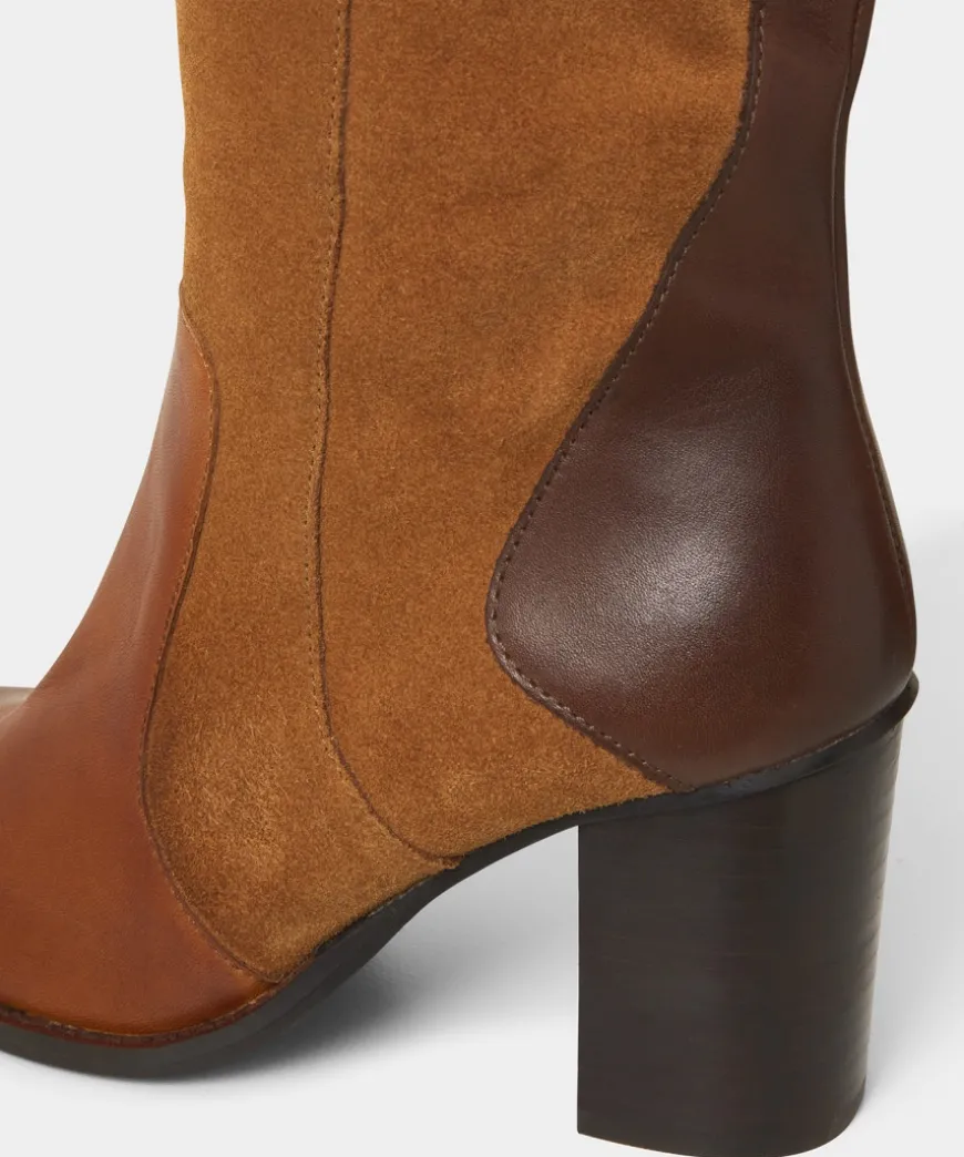 Made You Look Suede Leather Boots