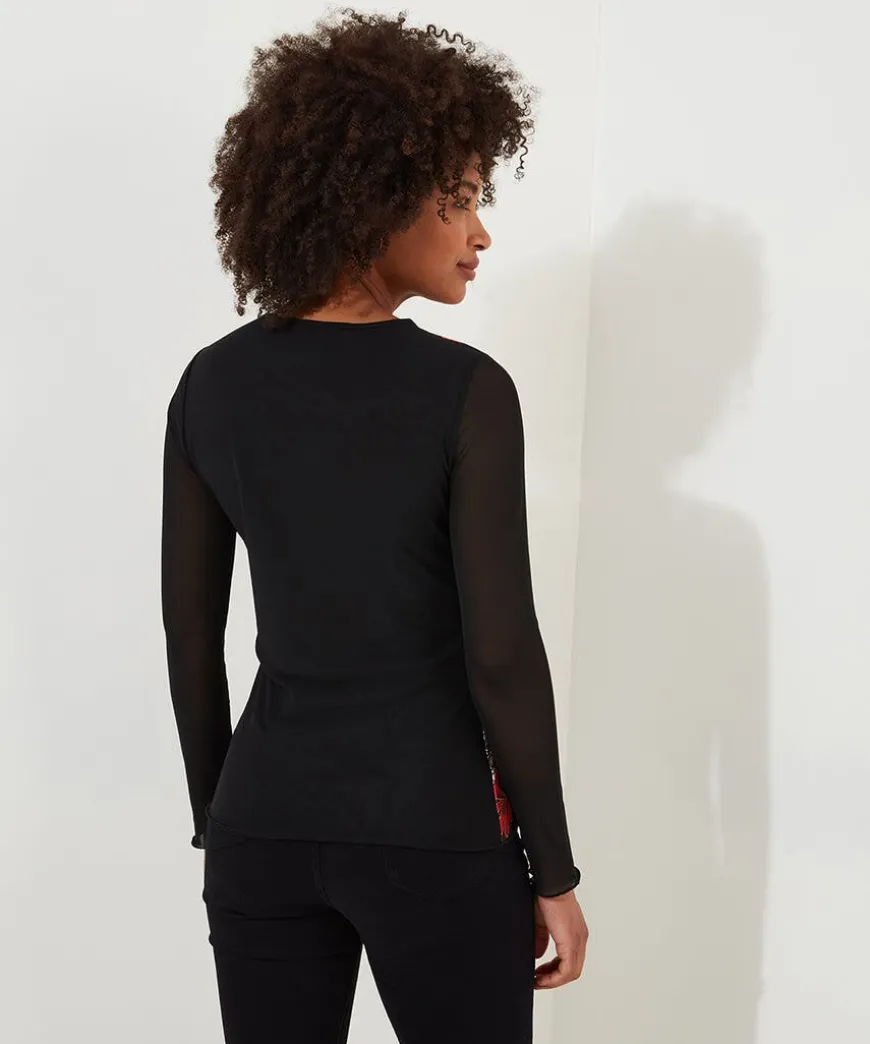 Marcie Cutabout Mesh Top