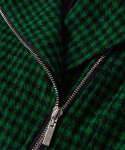 Meg Dogstooth Biker Jacket