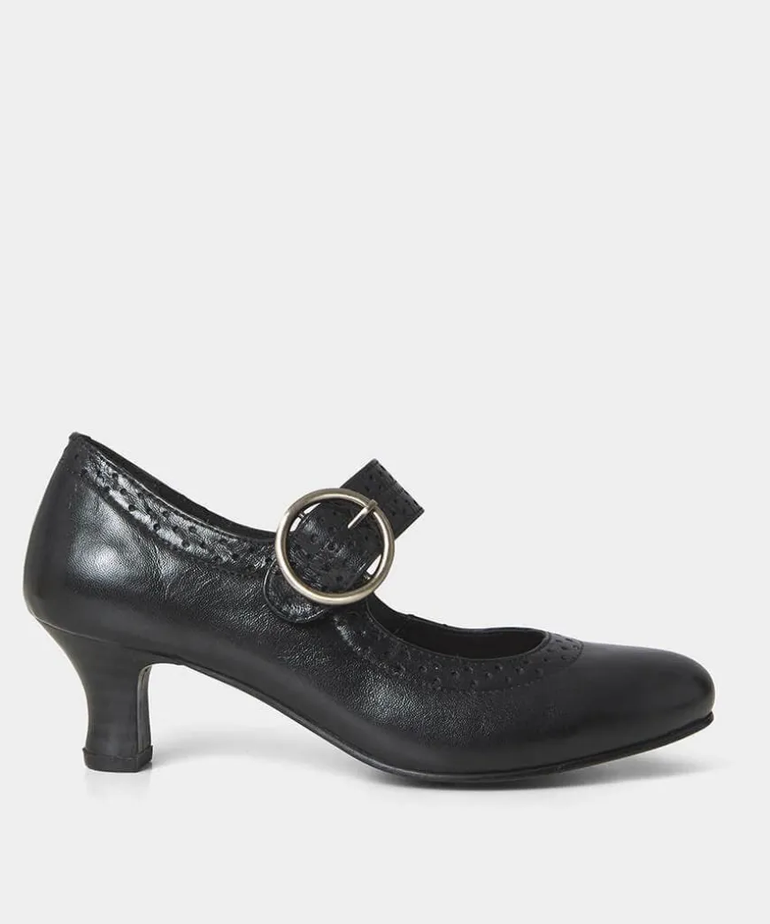 Mimi Leather Mary Jane Shoes