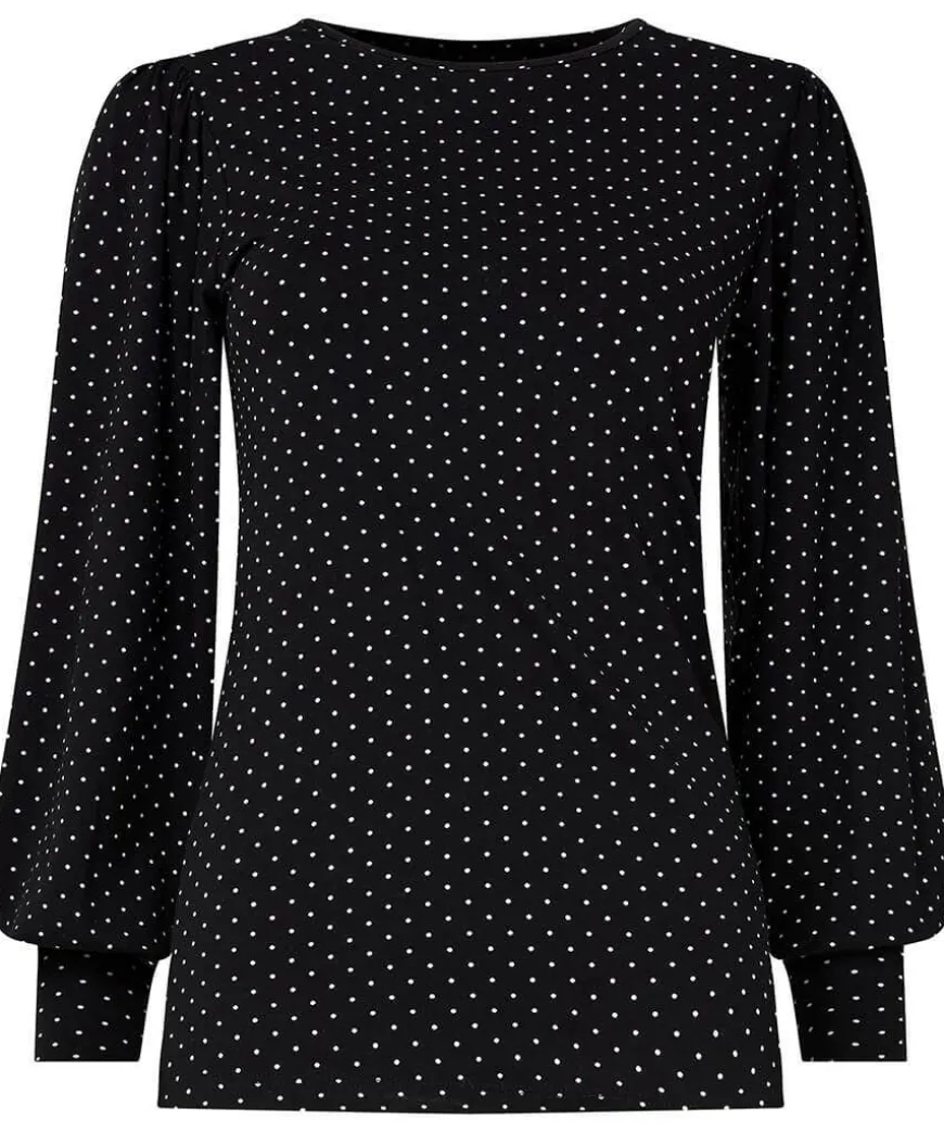 Perfectly Polka Dot Jersey Top