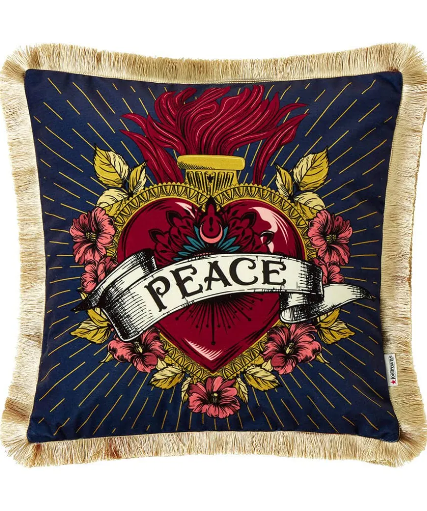 Rock N Rebel Peace Cushion