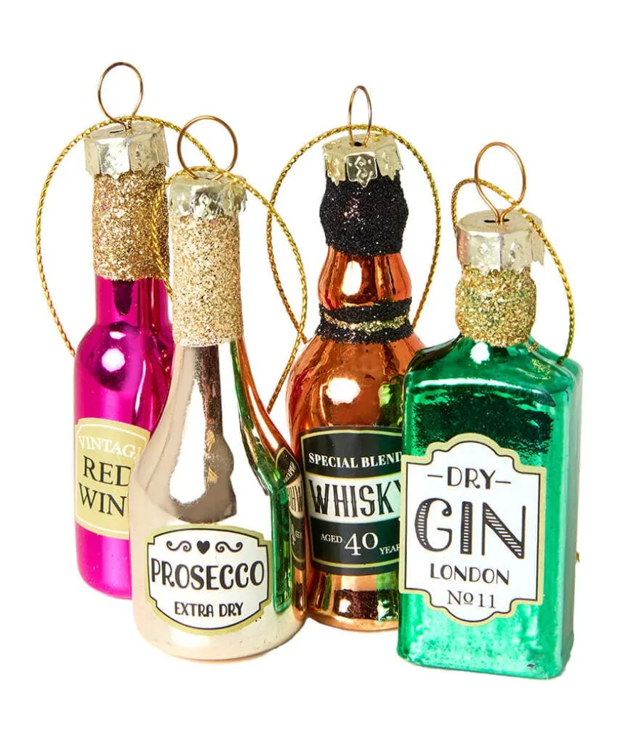 Set Of 4 Christmas Cheer Christmas Ornaments