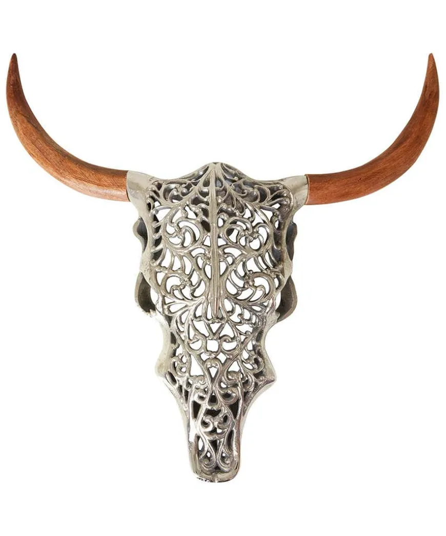 Tribal Bison Head Wall Art