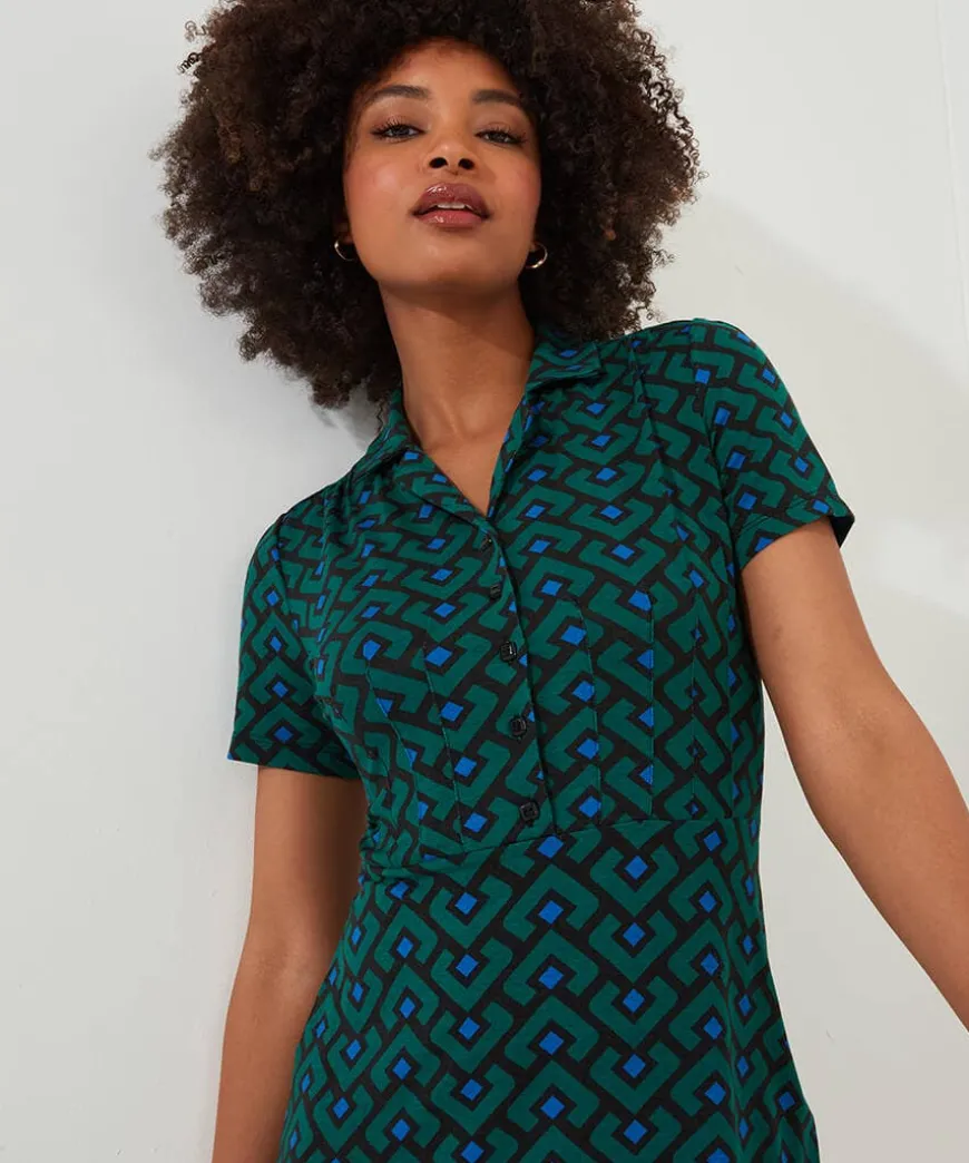 Vintage Vibes Jersey Dress