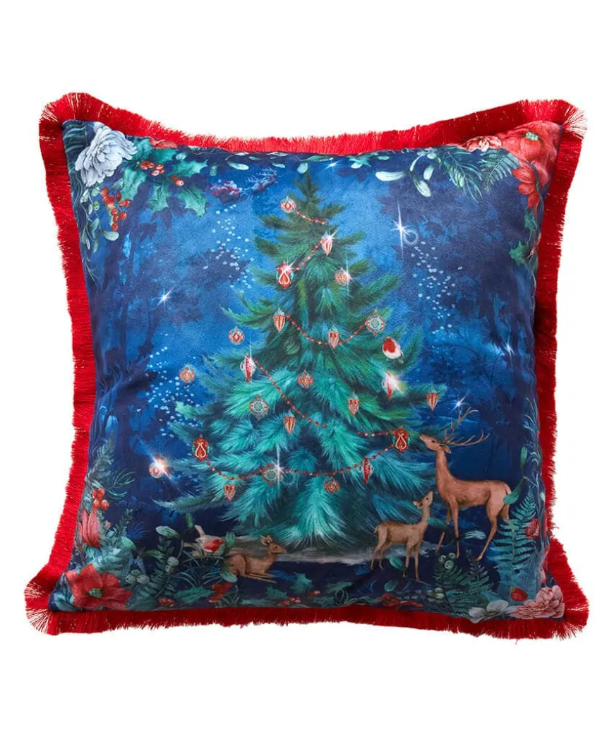 Wondrous Woodland Festive Cushion