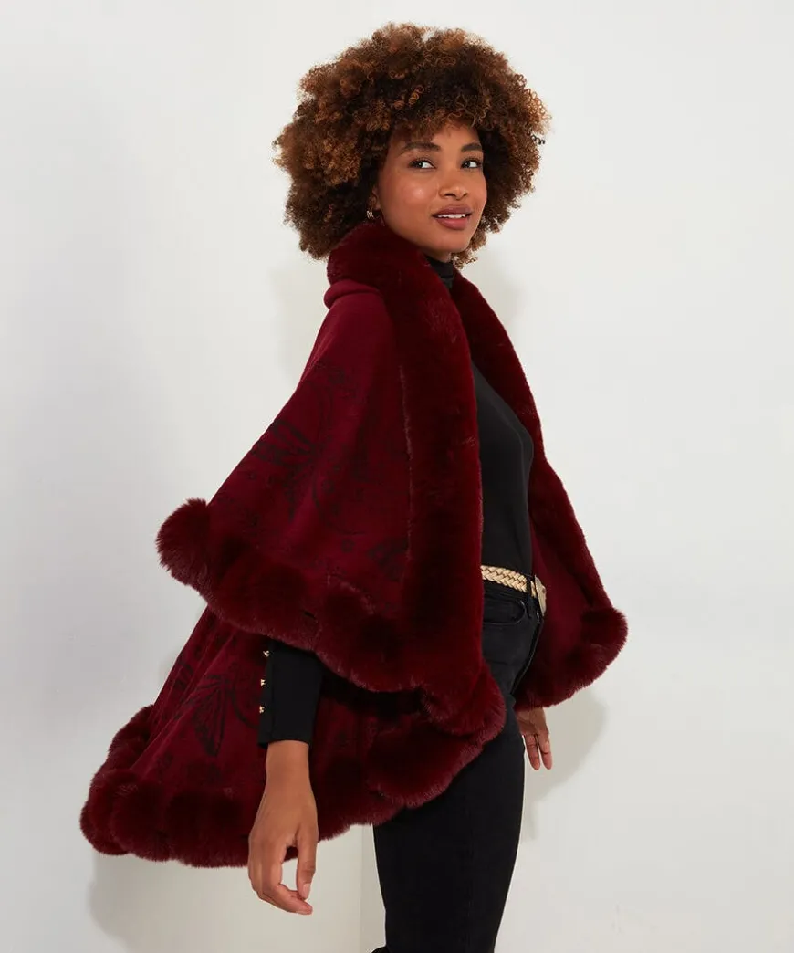 Wrapped In Elegance Faux Fur Wrap